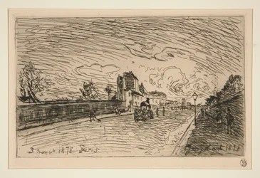 コーチン ハウス (フォーブル サン ジャック) からの出口