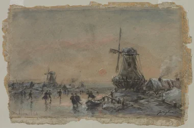 1864年のアルンハイムの眺め。
