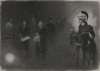 De Amsterdammer: De Throne Speech、9 月 24 日のイラストのデザイン 1905年
