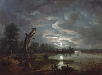 エスラム海、1814年頃