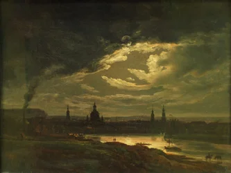ドレスデンの夜景