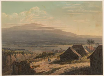 Java での風景の表示 住居バンタムの風景（オブジェクトのタイトル）