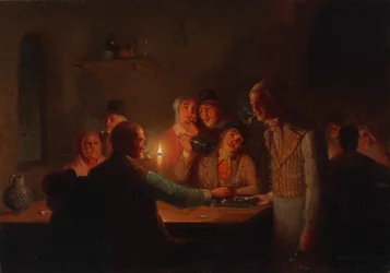オランダの酒場の風景、1846年