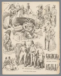 1870年、州総督の開会式の漫画 州の一般的なオープニング (オブジェクトのタイトル)