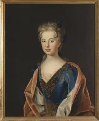 Princesse Anne Leszczyńska - プリンセス アンナ Leszczyńska (1699-1717) の肖像、Starbus, Johan (1679-1724) 作。 キャンバスに油彩