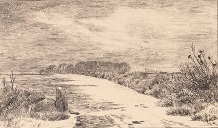ヒムリンゴエ作、冬の風景
