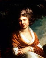 伯爵夫人ナターリア・アレクサンドロヴナ・スヴァーロヴァ（1775-1844）の肖像 1795年（油彩・キャンバス）