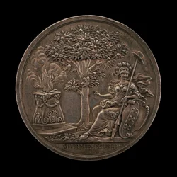 国家を奨励するミネルバ[逆]、1747年。