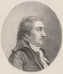 作曲家 Johann Rudolf Zumsteeg 1760-1802 の肖像、1826 年。