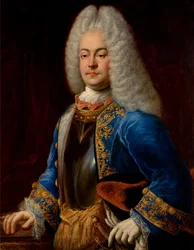 ジョージ・アルバート、プリンス・ド・フリーゼ・オリエンタル - ジョージ・アルバート (1690-1734)、東フリジアの王子、アイヒラー、ヨハン・コンラッド (1688-1748) 作。 キャンバスに油彩
