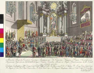 1790年11月15日、ブラチスラヴァにおける皇帝レオポルト2世のハンガリー王戴冠式