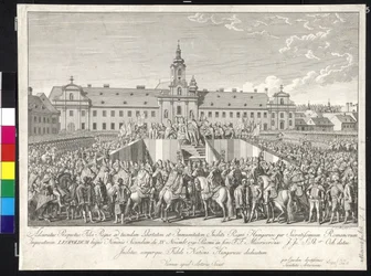 1790年11月15日、ブラチスラヴァにおける皇帝レオポルト2世のハンガリー王戴冠式