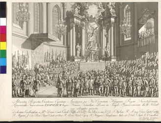 1790年11月15日、ブラチスラヴァにおける皇帝レオポルト2世のハンガリー王戴冠式