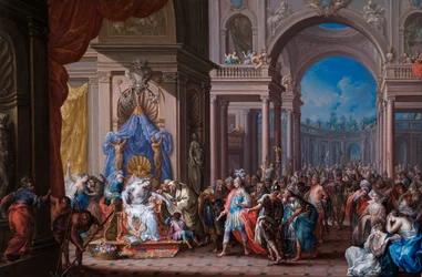 A Morte de Cleópatra (óleo sobre cobre)