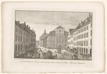 Sint-Petruskerk のあるケルンの魚市場の眺め ケルン旧市街の魚市場と聖エグリーズの眺め Pierre, dans l
