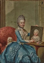 ヘッセン ダルムシュタットのフリーデリケ キャロライン ルイーズ (1752 年 - 1782 年)、メクレンブルク シュトレーリッツ公爵夫人。