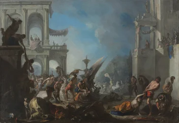 サビーネの女性の拉致、c。 1640。