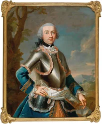 Rudolf Waldbott von Bassenheim 伯爵の肖像 1731-1805 年、1755 年から 1765 年の間。