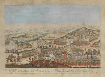 1789 年 4 月 20 日のガラティでのロシア軍とオスマン軍の間の事件。