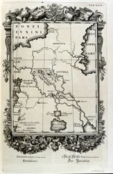 スイスの学者による「Physica Sacra」の銅版画。 ヨハン・ヤコブ・ショイツァー