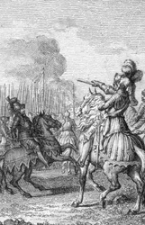 1303年の神聖帝国のアルベルト1世（1255-1308）の代表（1303年のドイツのアルベルト1世）ヨハン・ミヒャエル・メッテンライター（1765-1853）による彫刻1800年個人コレクション