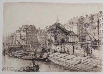 新クレーンの高い橋