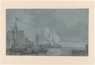 1813年、パペンドレヒトでのドルドレヒトからフランス人への最後のショット