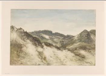 Zorgvliet の砂丘の風景