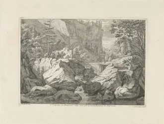滝の眺め 目論見書 Monasterio vulgo dictto La Grande Chartreuse in Delphinatu (オブジェクトのタイトル) シャルトロイザー山脈の風景（連載タイトル）