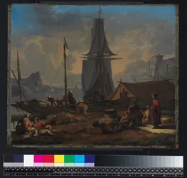 1674年以前の港の風景