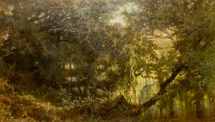 ドイツ語：Der Teich in Osterbeek オスターベークの池