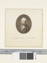 III.ジェームズ・キング船長、フランチェスコ・バルトロッツィ（1727-1815）が1773-84年頃に描いたもの（エングレーヴィング