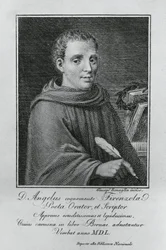 Agnolo Firenzuola（1493-1543）の肖像（イタリアの作家・人文主義者）、Giuseppe Benaglia（1796年頃～1830年頃）のエングレーヴィング。