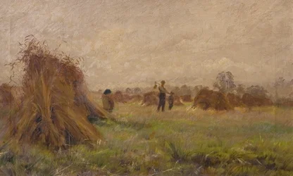 収穫のシーン、1885-99
