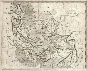 アロースミスのペルシャ地図、1819年
