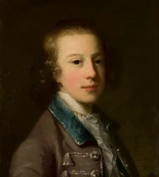 ジョージ・ビングの肖像、第4代トリントン子爵（1740-1812）少年時代、1750-87年頃（キャンバスに油彩）