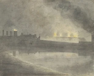 キャノンの鋳造所、1792 年。