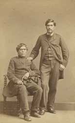 ソロモン神と天の神c.1863（アルブメンプリント）