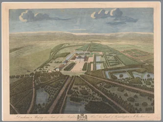 チェシャーのゲジヒト オプ ダナム マッセイ Dunham Massey the Seat of the Right Hon:ble the Earn of Warrington in Cheshire (オブジェクトのタイトル)