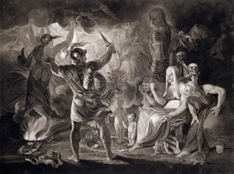 マクベス、三人の魔女とヘカテ、1805