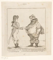 フォックスとプリンス オブ ウェールズ、1783 年 ファルスタッフと彼の王子 (オブジェクトのタイトル)