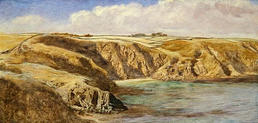 Parn Voose Cove（油彩・キャンバス）