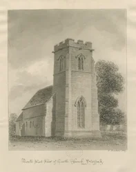 城郭教会-教会：セピア画