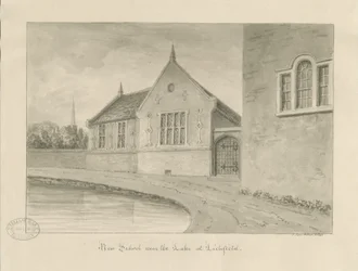 リッチフィールド-「ニュースクール」：セピア色のドローイング