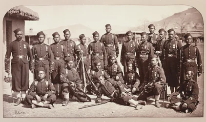 1878年グールカ連隊第4銃剣チーム