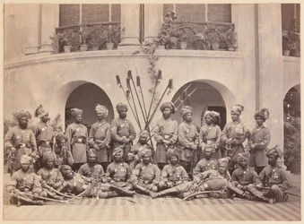 1879年のガイド騎兵隊のインドNCO