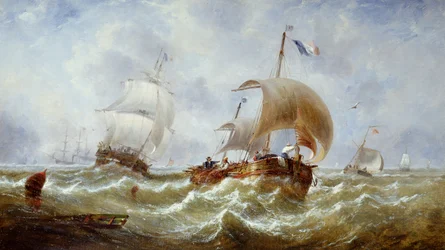さわやかな風 1867年頃 油彩・カンヴァス