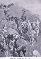 陸軍の目、職場での偵察、アフタープレトリア：ゲリラ戦争ハームズワースブロスリミテッド発行、1901