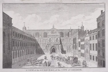 ギルドホール、ロンドン、1820