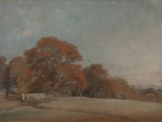1805 年から 1808 年にかけてのイースト バーグホルトの秋の風景。